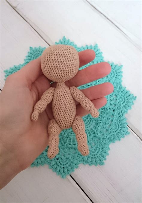 Crochet PATTERN Newborn Doll Body Handmade Doll Body Baby Etsy