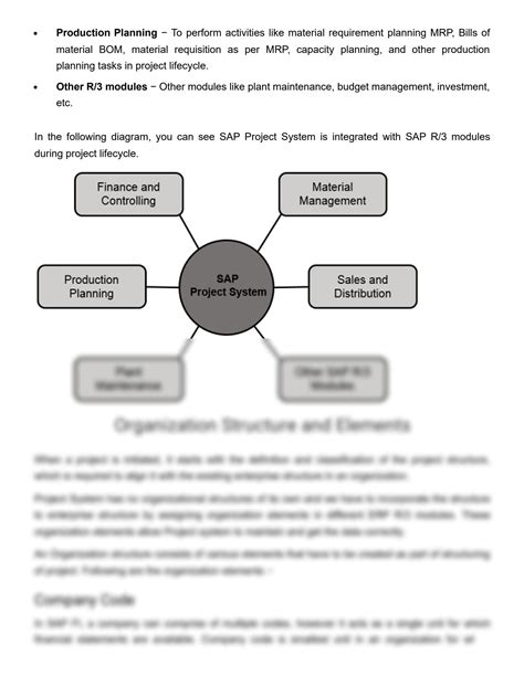 Solution Sap Ps Quick Guide Studypool