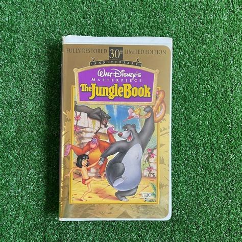 The Jungle Book Disney Masterpiece 30th Anniversary Limited Edition VHS