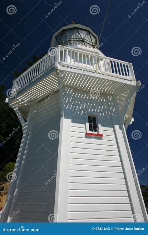 Akaroa old lighthouse stock image. Image of lighthouse - 7861643