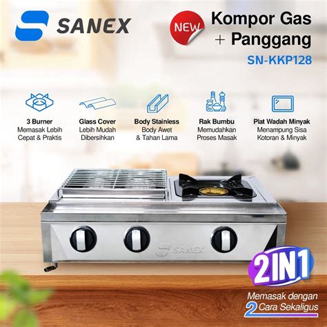 Jual Sanex Kompor Gas Panggang In Sn Kkp Kompor Gas Tungku