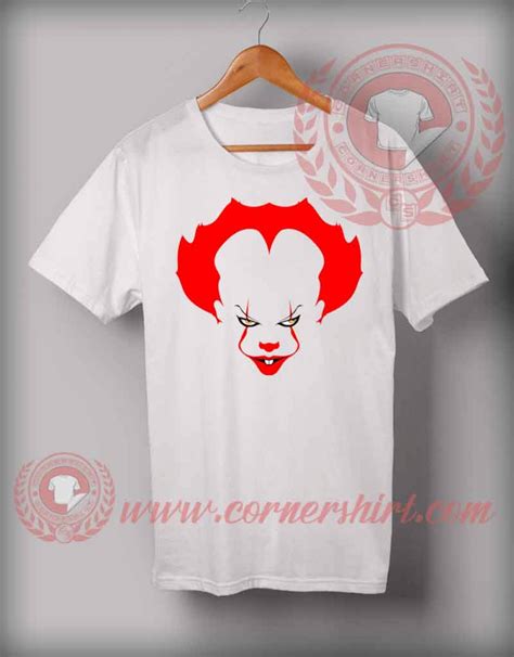 Scary Pennywise T Shirt Halloween Shirts For Adults