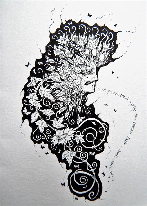 ENCHANTED-ART - Pyrography and Illustration: Pen and Ink Design