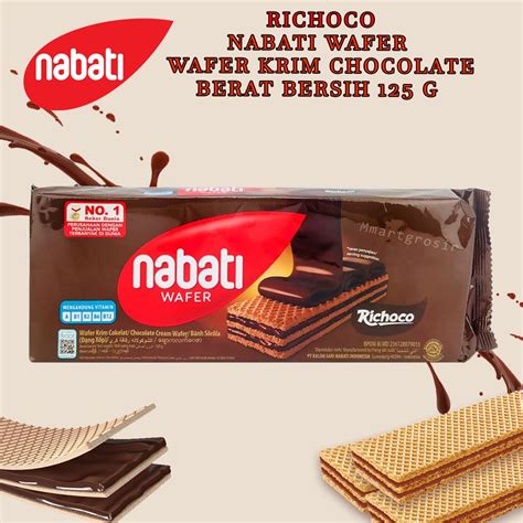 Jual Richoco Nabati Chocolate Wafer G Shopee Indonesia