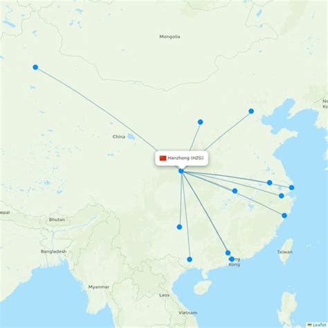 Hanzhong Hzg Flight Routes And Destinations Flight Routes