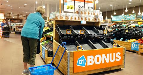 Loop Van De Week Lege Schappen Albert Heijn Door Staking Bij