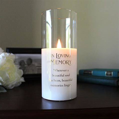 In Loving Memory Memorial Led Candle