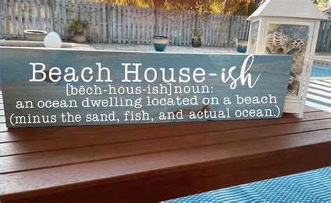 Beach House Sign | The Blonde Peach