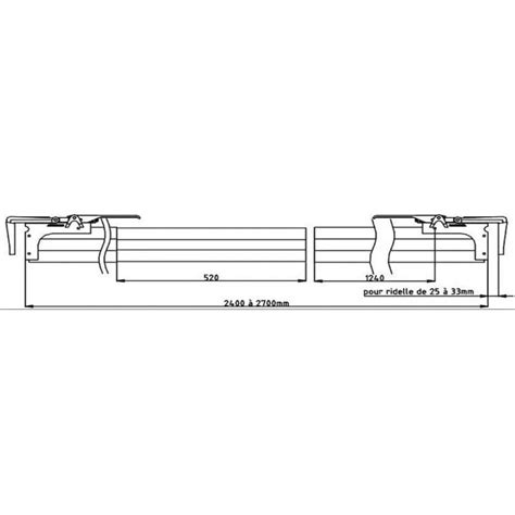 Poutre En Aluminium D Arrimage Pour Ridelles Ou Rehausses