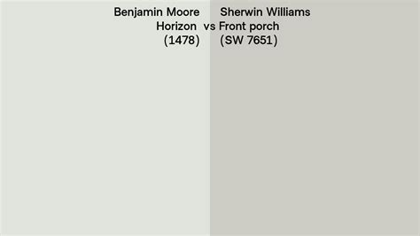 Benjamin Moore Horizon Vs Sherwin Williams Front Porch Sw