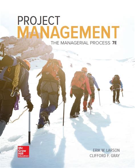 Solution Manual Project Management The Managerial Process 7th 7E