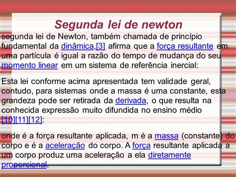 Segunda Lei De Newton Princípio Fundamental Da Dinâmica Lei de Partilha