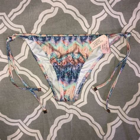 Victoria S Secret Swim Nwt Victoria Secrets Skimpy Tie String Bikini M Poshmark