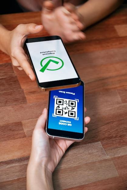 El C Digo Qr Se Muestra En La Pantalla Para Escanear Pagos Sin Efectivo