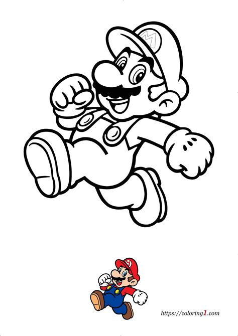 Coloriage Super Mario Coloriage Gratuit Imprimer Dessin