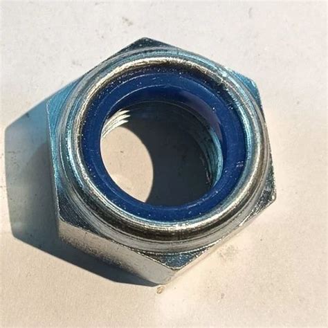 Hot Rolled Ms Mild Steel Hex Nylock Nut Mm At Rs Piece In Ludhiana