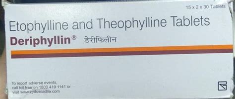 Etophylline Theophylline Deriphyllin Tablet At Rs Box In New Delhi