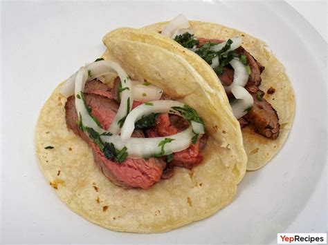 Flank Steak Street Tacos Recipe Yeprecipes