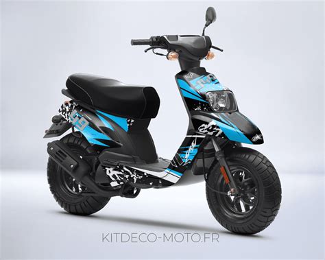 Kit D Co Mbk Booster Splash Cyan Boutique Kit D Co Moto