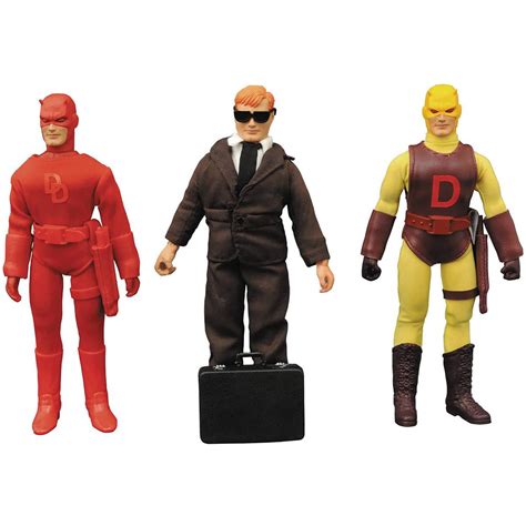 Diamond Select Toys Marvel Daredevil 8in Retro Action Figure Set