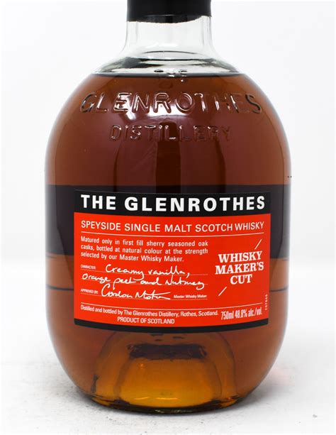 The Glenrothes Whiskey Maker S Cut Speyside Single Malt Scotch Whisky