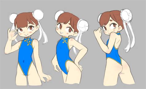 Qtkat Chun Li Capcom Street Fighter Highres Girl Aged Down Ass