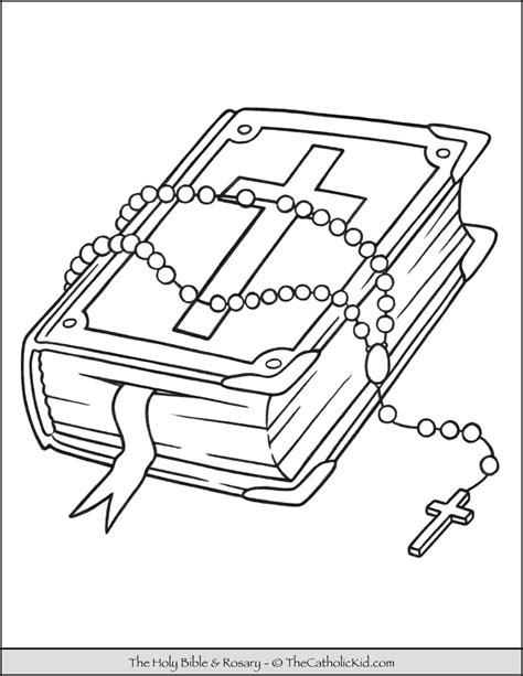 Rosary Coloring Pages - The Catholic Kid