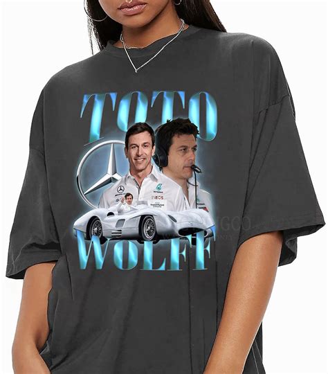 Toto Wolff Vintage Bootleg Tee Toto Wolff Vintage Graphic Shirt