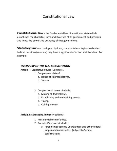 SOLUTION: Constitutional law pdf - Studypool