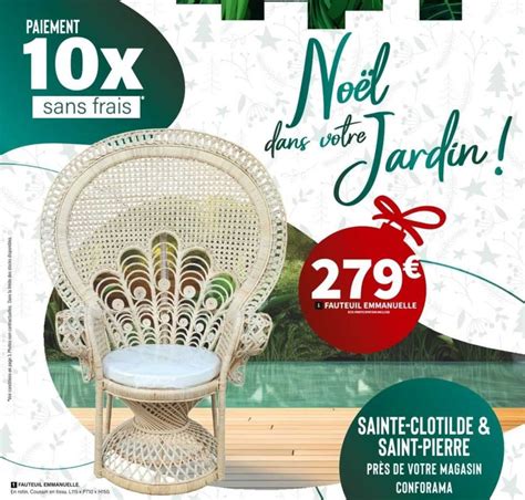 Promo Fauteuil Emmanuelle Chez Conforama Icatalogue Fr