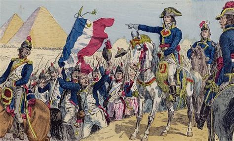 Napoleon At The Battle Of The Pyramids Egypt Stock Image Look