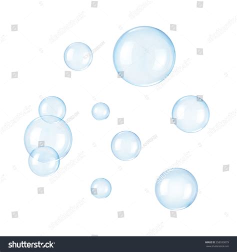 Soap Bubbles On White Background Stock Photo 358930079 | Shutterstock