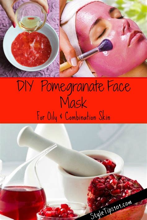 Diy Pomegranate Face Mask For Oily And Combination Skin