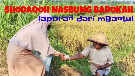 GERAKAN SHODAQOH BERJAMAAH Sedulur Ndeso Tlatah Mataram Bantul Senang