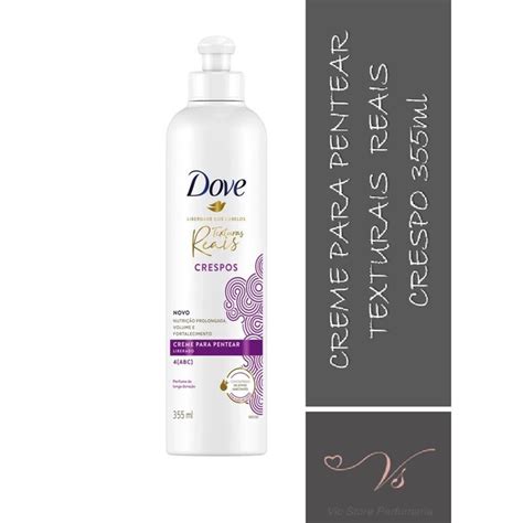 Creme Para Pentear Dove Texturas Reais Crespos Frasco 355ml Shopee Brasil