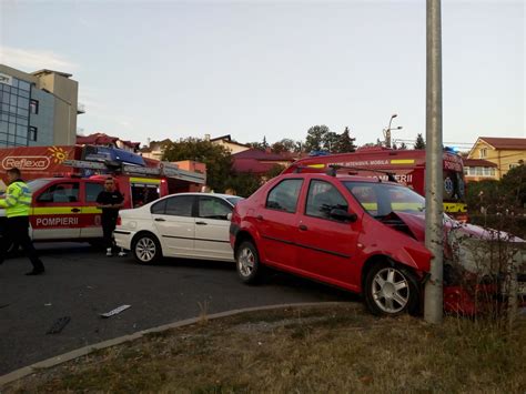 Accident pe Calea Turzii S au lovit în coloană FOTO Ştiri de Cluj