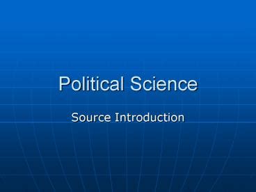 PPT Political Science PowerPoint Presentation Free To View Id