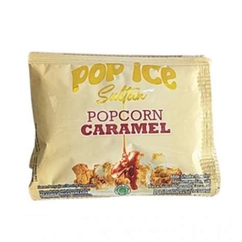 Mekar Mart Pop Ice Sultan 35gpopcorn Caramel