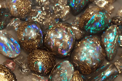 Iridescent Stones Hyper Realistic Graphic · Creative Fabrica