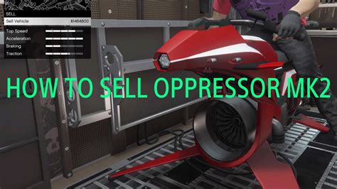 How To Sell Your Oppressor Mk Youtube