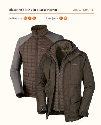 Blaser Hybrid Jacke Herren In Waffen Schmitt Goch Alljagd