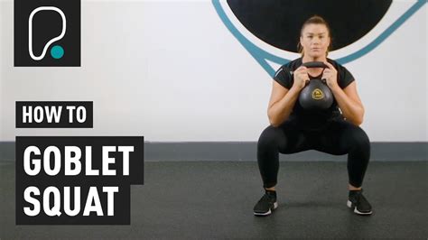 How To Do A Goblet Squat Youtube