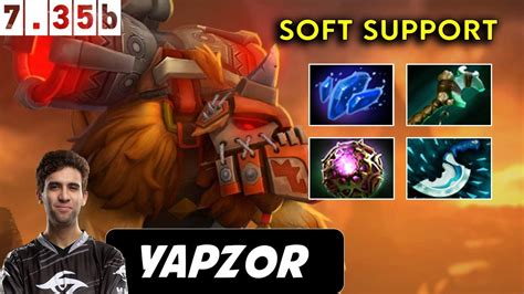 Yapzor Earthshaker Soft Support Dota Patch B Pro Gameplay Youtube