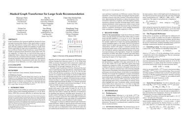 Masked Graph Transformer for Large-Scale Recommendation | Papers With Code