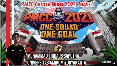 PMCC 2021 Caster Hunt Phase 1 Emoticon Challange Muhammad Firdaus