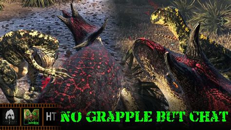 The Isle Evrima No Grapple But Chat Horde Test Omniraptor Youtube