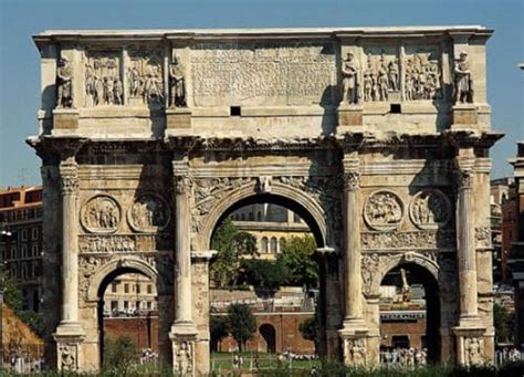 Arcos De Triunfo En Roma Sobre Italia