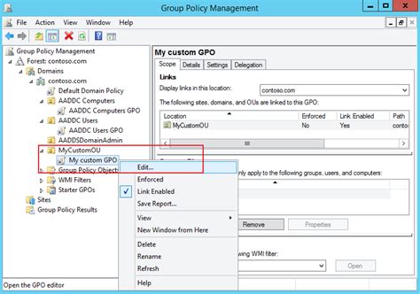 Create And Manage Group Policy In Microsoft Entra Domain Services Microsoft Learn