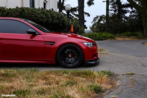 Melbourne Red Bmw E M Forgestar F Wheels Forgestar