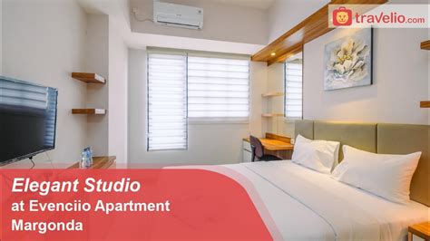 Room Tour Elegant Studio At Evenciio Apartment Margonda Youtube